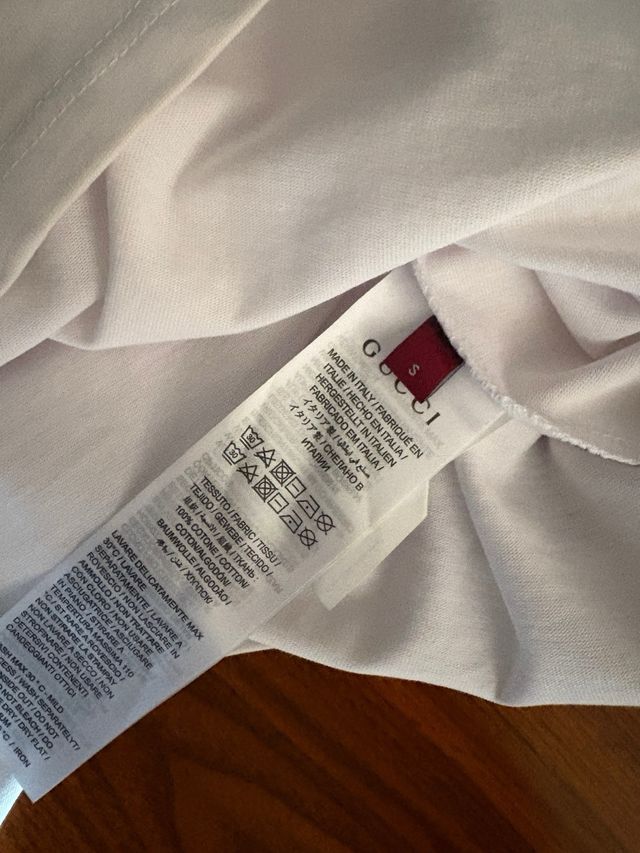 Camiseta Gucci Blanca Talla S
