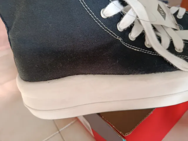 Botines sneakers plataforma negros T39