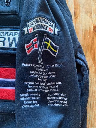 Sudadera Geographical Norway Azul marina