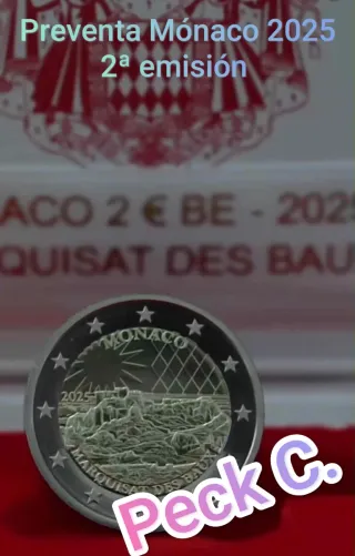 Moneda 2€Mónaco2025 Marquisat des Baux de Provence
