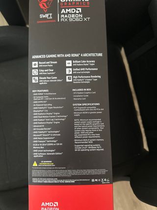 XFX Radeon RX 9600XT 16GB CON GARANTÍA