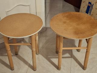 Tavolini rotondi piccoli in legno