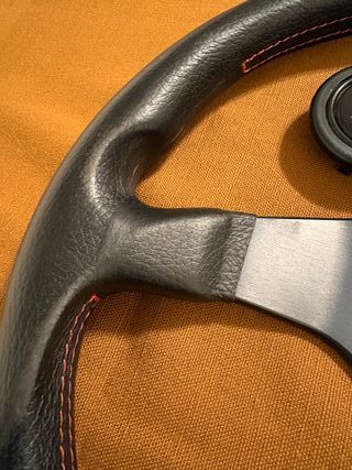 Volante Momo Tuner 35cm Pelle Nera 1994