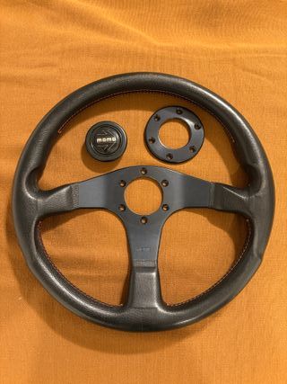 Volante Momo Tuner 35cm Pelle Nera 1994