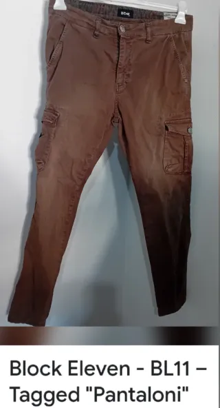 Pantaloni cargo Block Eleven tg 48