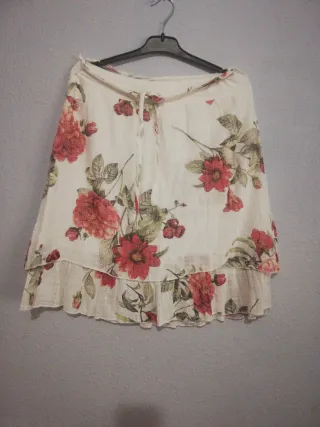 Falda floral verano Blusa tirantes