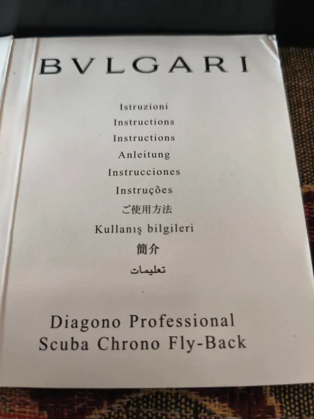 Reloj Bulgari Diagono Professional Acqua
