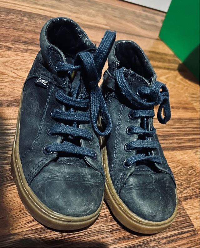 Botas Camper Piel Azul Talla 28