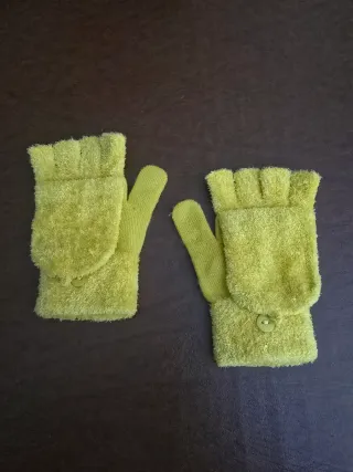 Guanti invernali gialli 14 anni