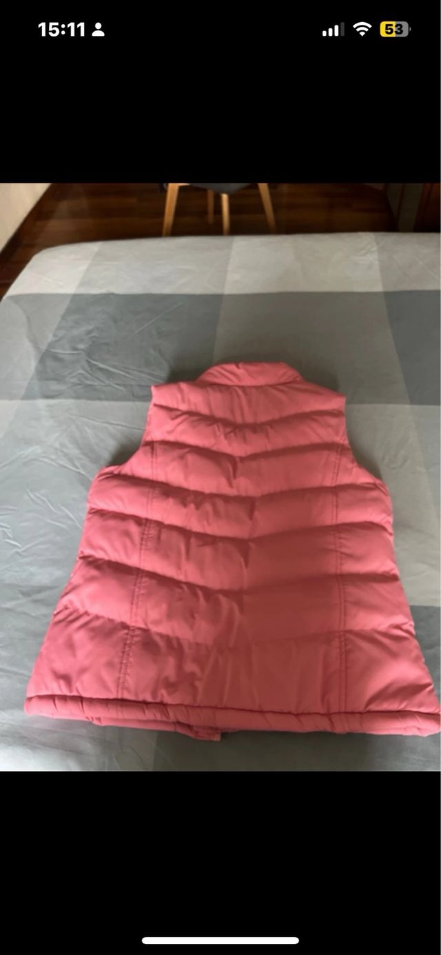 Chaleco acolchado rosa talla 44