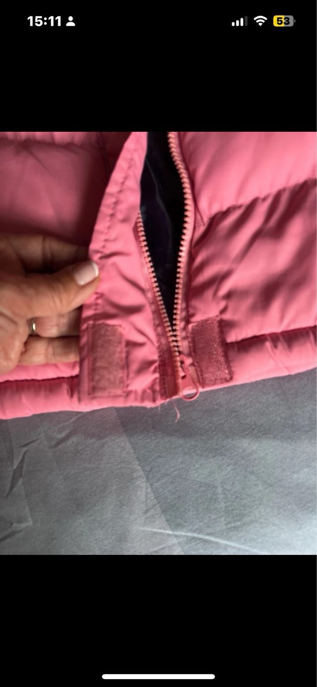 Chaleco acolchado rosa talla 44