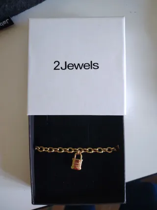 Bracciale 2Jewels dorato con lucchetto