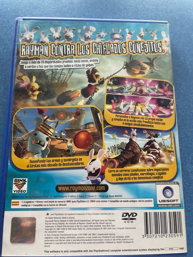 Rayman Raving Rabbids PS2