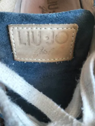 Liu Jo Girl Sneakers Donna Blu Jeans Tg 38.