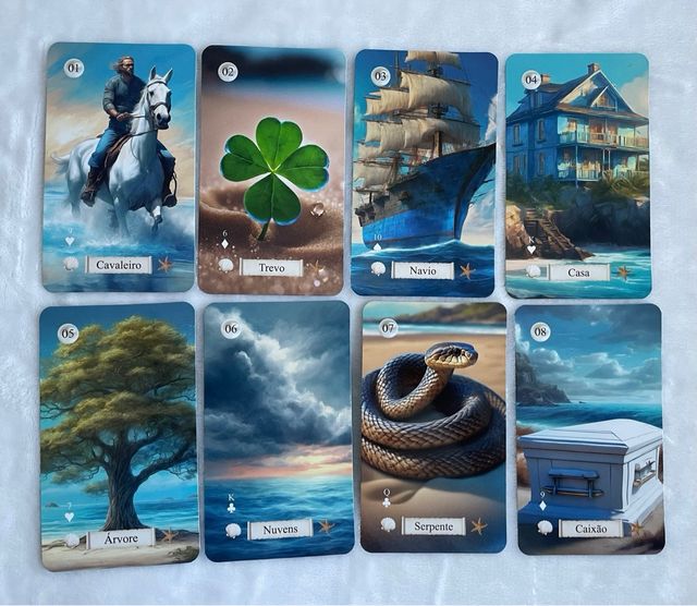 Baralho Lenormand Cigano Império das Águas
