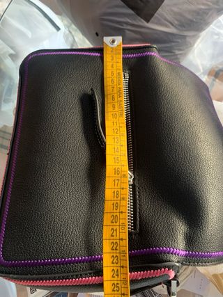 Bolso bandolera Desigual negro multicolor