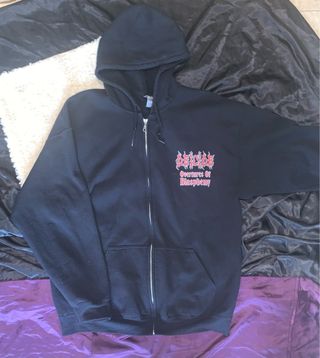 Sudadera DEICIDE Negra con Capucha Talla XL