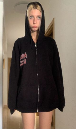 Sudadera DEICIDE Negra con Capucha Talla XL