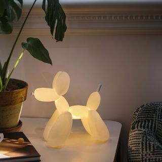 Lampada da comodino cane palloncino design moderno