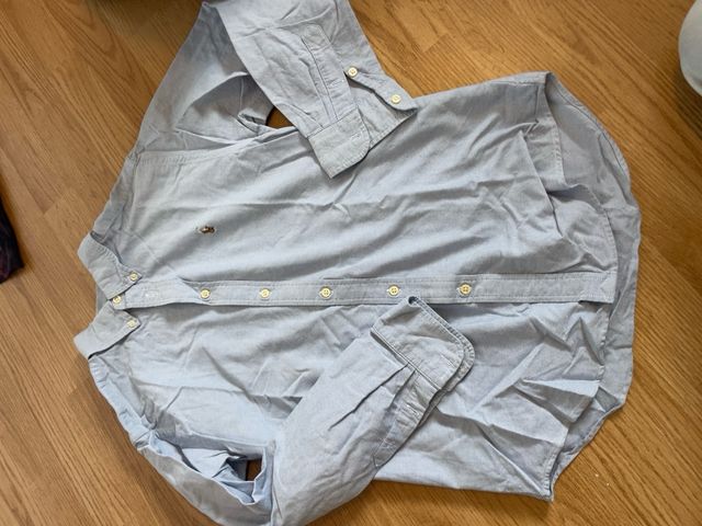 Camisa Ralph Lauren Oxford Azul Talla S