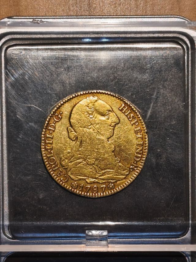 Moneda de Oro 4 Escudos 1787