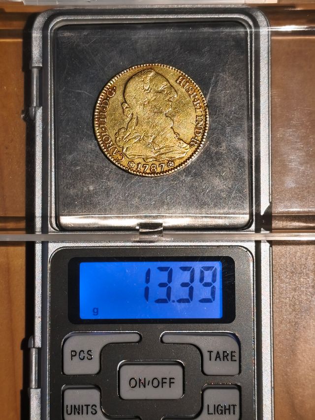 Moneda de Oro 4 Escudos 1787
