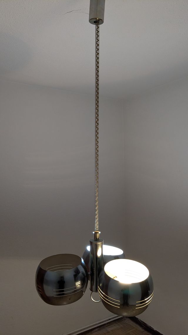 Lámpara retráctil vintage