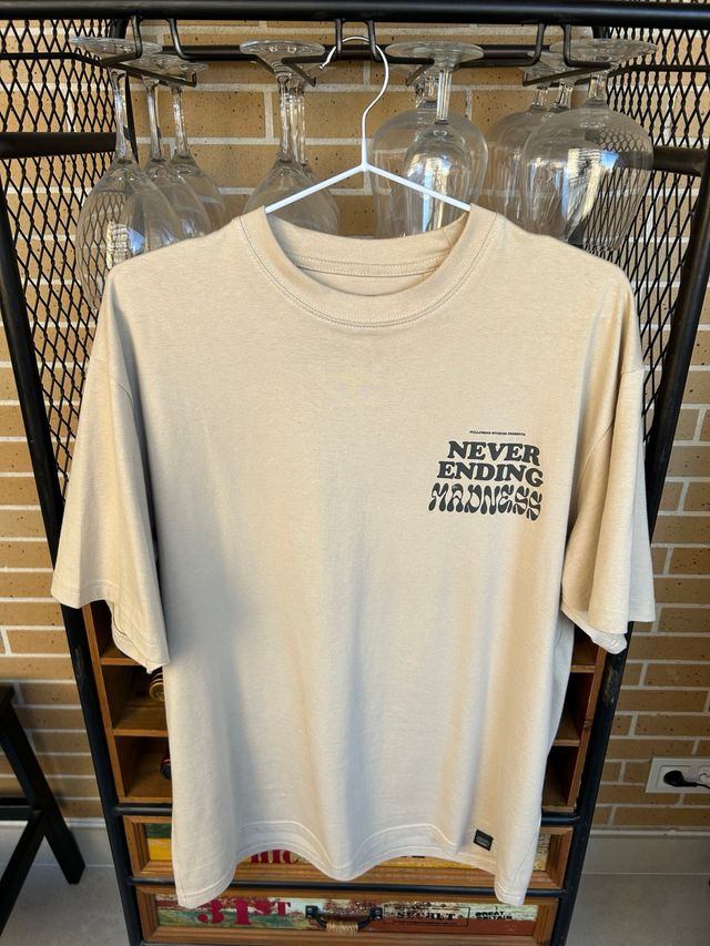 Camiseta Pull&Bear Beige Talla XS