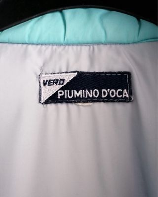 Piumino donna teal