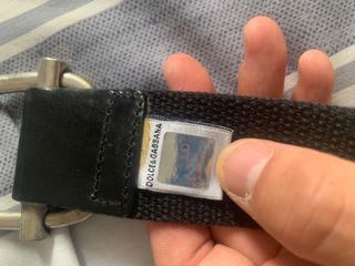 Cinturón D&G Dolce & Gabbana Negro