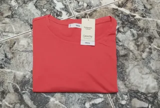 Camiseta Coral Mango Talla S Nueva