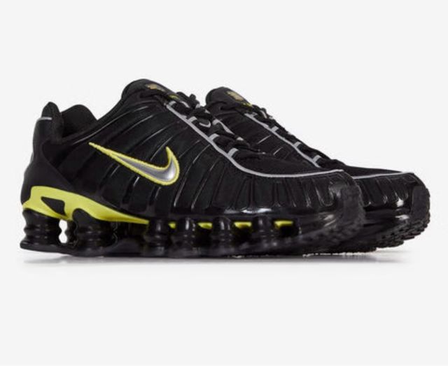 Nike Shox TL Negro Amarillo