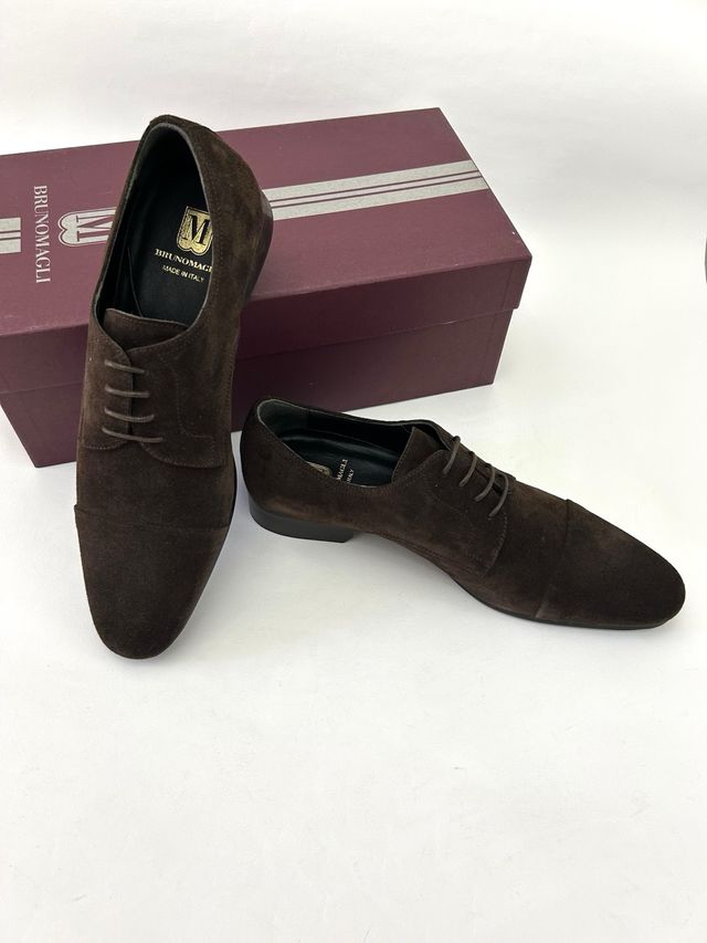 Nuovi Stringate Bruno Magli Uomo Pelle Marrone 43