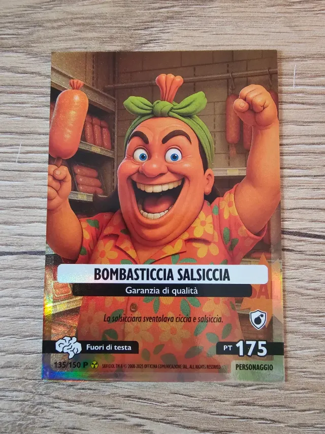 Carta Brainrot Bombasticcia Salsiccia
