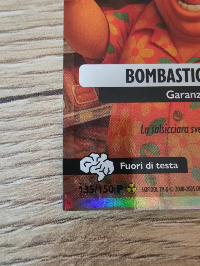 Carta Brainrot Bombasticcia Salsiccia