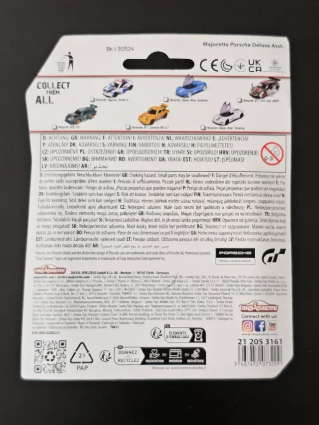 Majorette Porsche Vision Gran Turismo 72