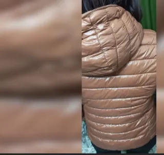 Cazadora reversible marrón Talla S