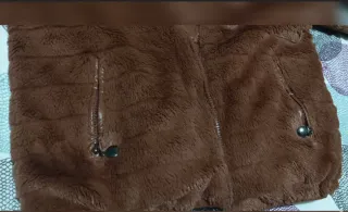 Cazadora reversible marrón Talla S