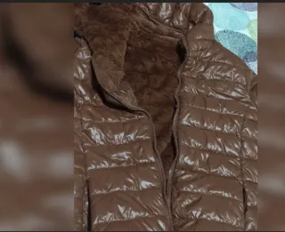 Cazadora reversible marrón Talla S