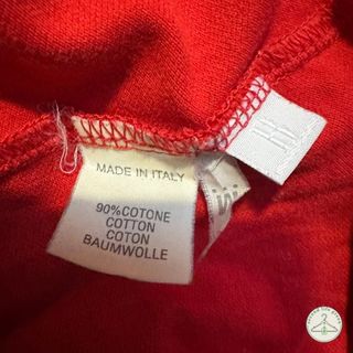 TUD1.21 Polo Fred Perry rossa con colletto a righe