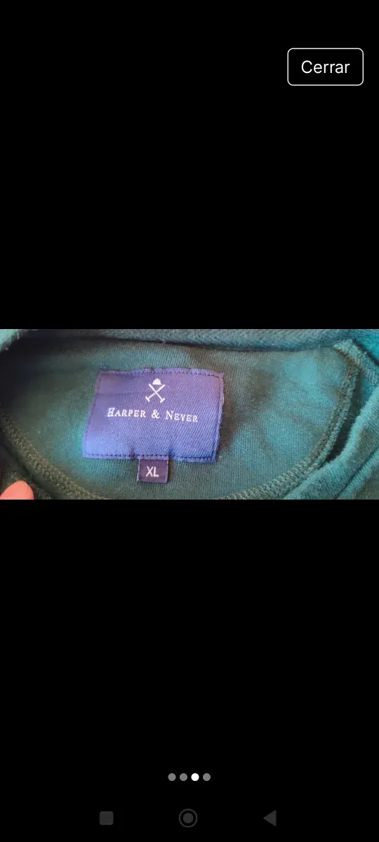 Sudadera Harper & Meyer Hombre Verde