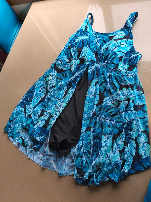 Bañador Talla 4XL Estampado Hojas