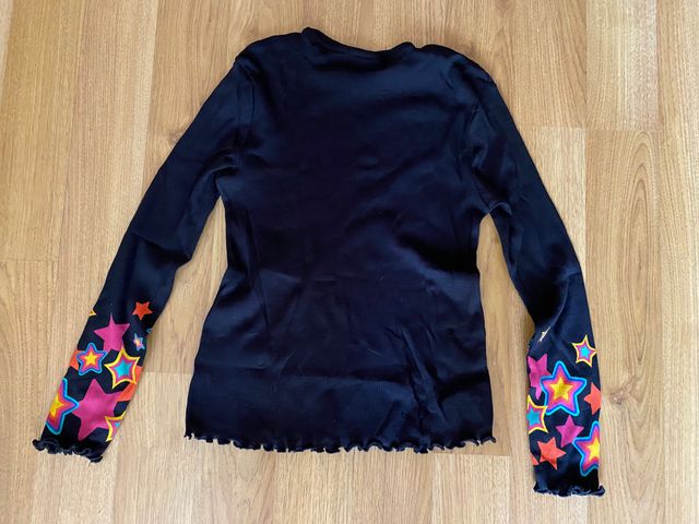 Camiseta Desigual estrellas multicolor manga larga