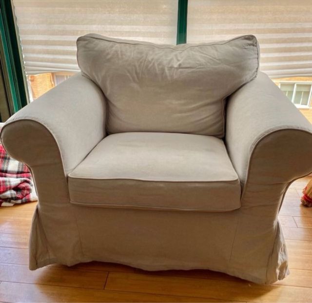 Sillón Ektorp Ikea floral