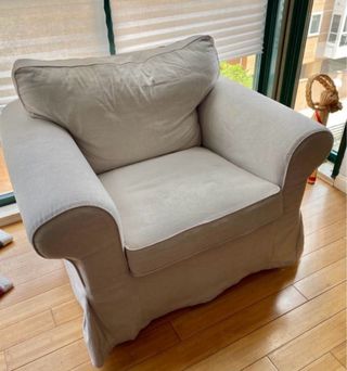 Sillón Ektorp Ikea floral