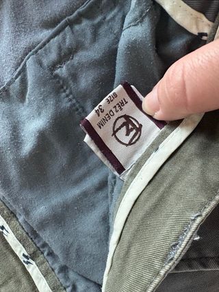 Pantaloni Trez Uomo Grigio