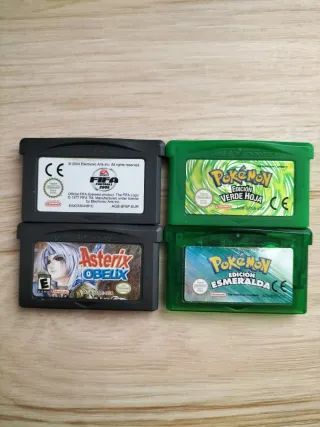 Lote 4 juegos Game Boy Advance: Pokemon, FIFA, A&O
