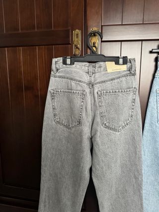 Pack Vaqueros Rectos Azul y Gris