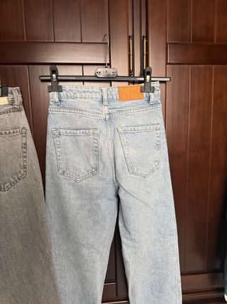 Pack Vaqueros Rectos Azul y Gris