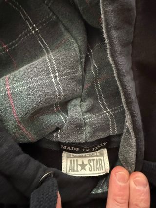 Felpa Converse con cappuccio taglia XL